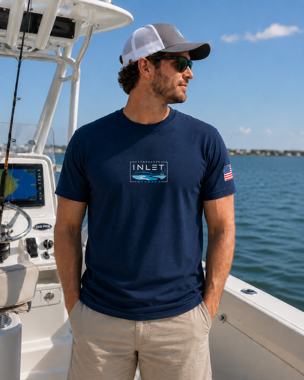 Lynnhaven Inlet Sandbar Short Sleeve T-Shirt